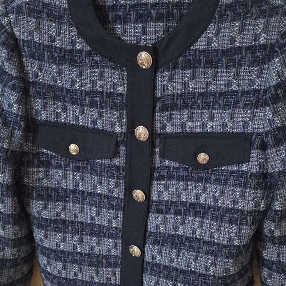 Elie Tahari Tweed Blazer - Picture 7 of 13